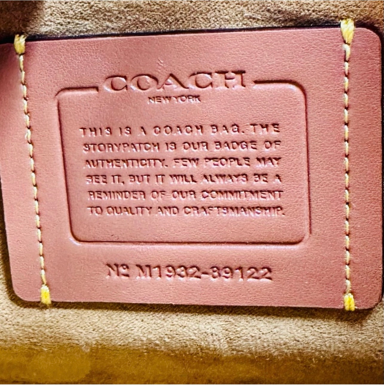 Coach Chalk Glovetanned Pebble Leather Emery Varsity Strip Crossbody Bag
