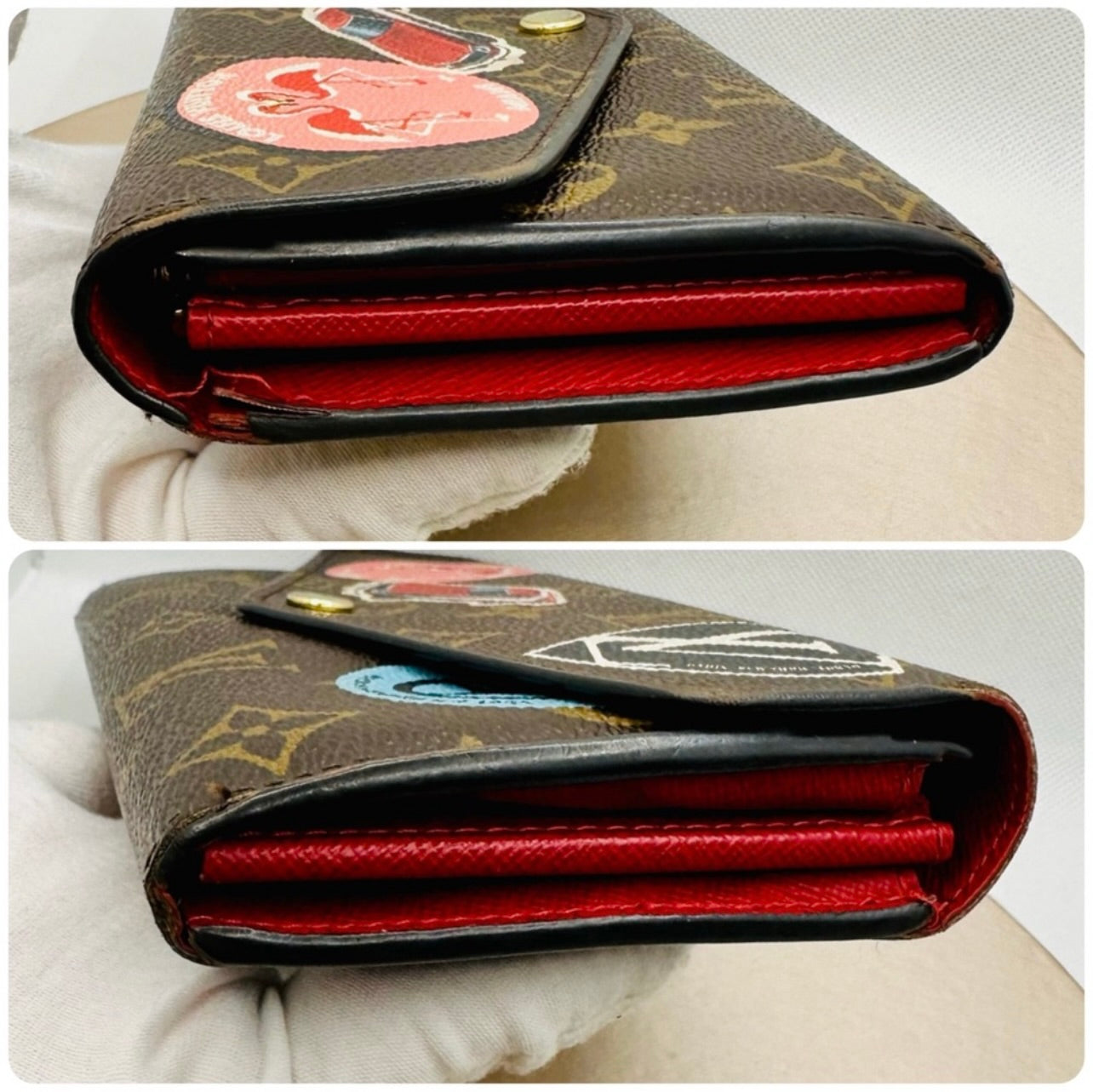 Louis Vuitton Monogram Limited Edition World Tour Sarah Wallet