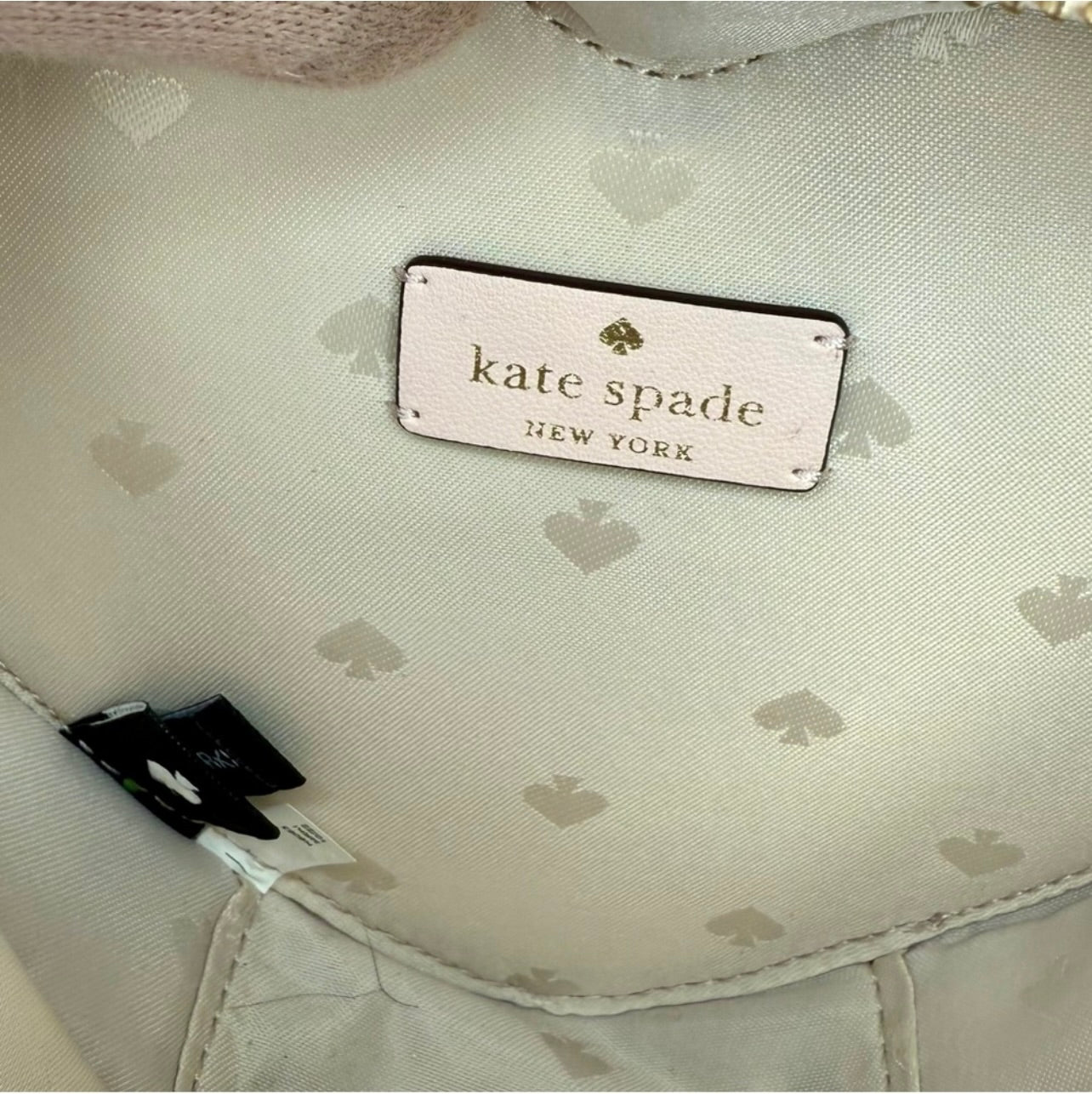 New KATE SPADE Light Rose Love Shack Mini Heart Crossbody Purse