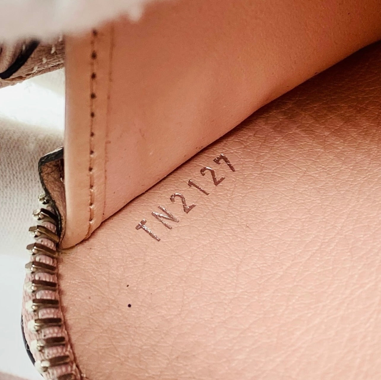 Louis Vuitton Magnolia Pink Monogram Mahina Zippy Wallet