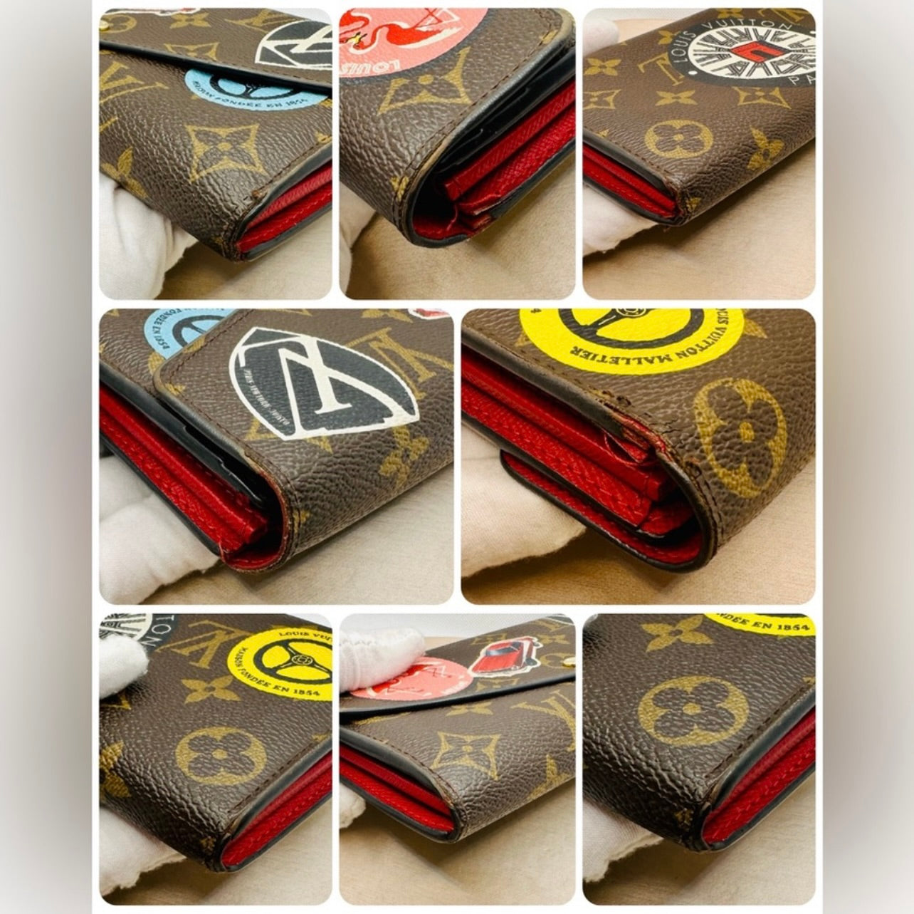 Louis Vuitton Monogram Limited Edition World Tour Sarah Wallet