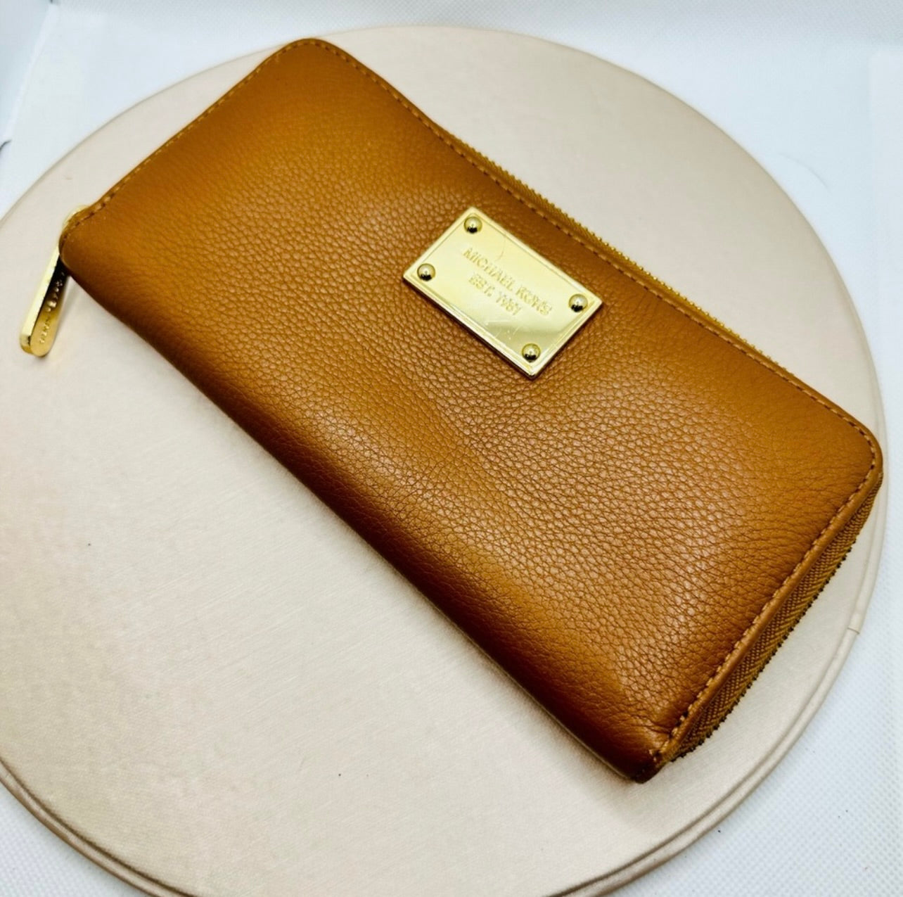 Michael Kors Jet Set Brown Leather Wallet