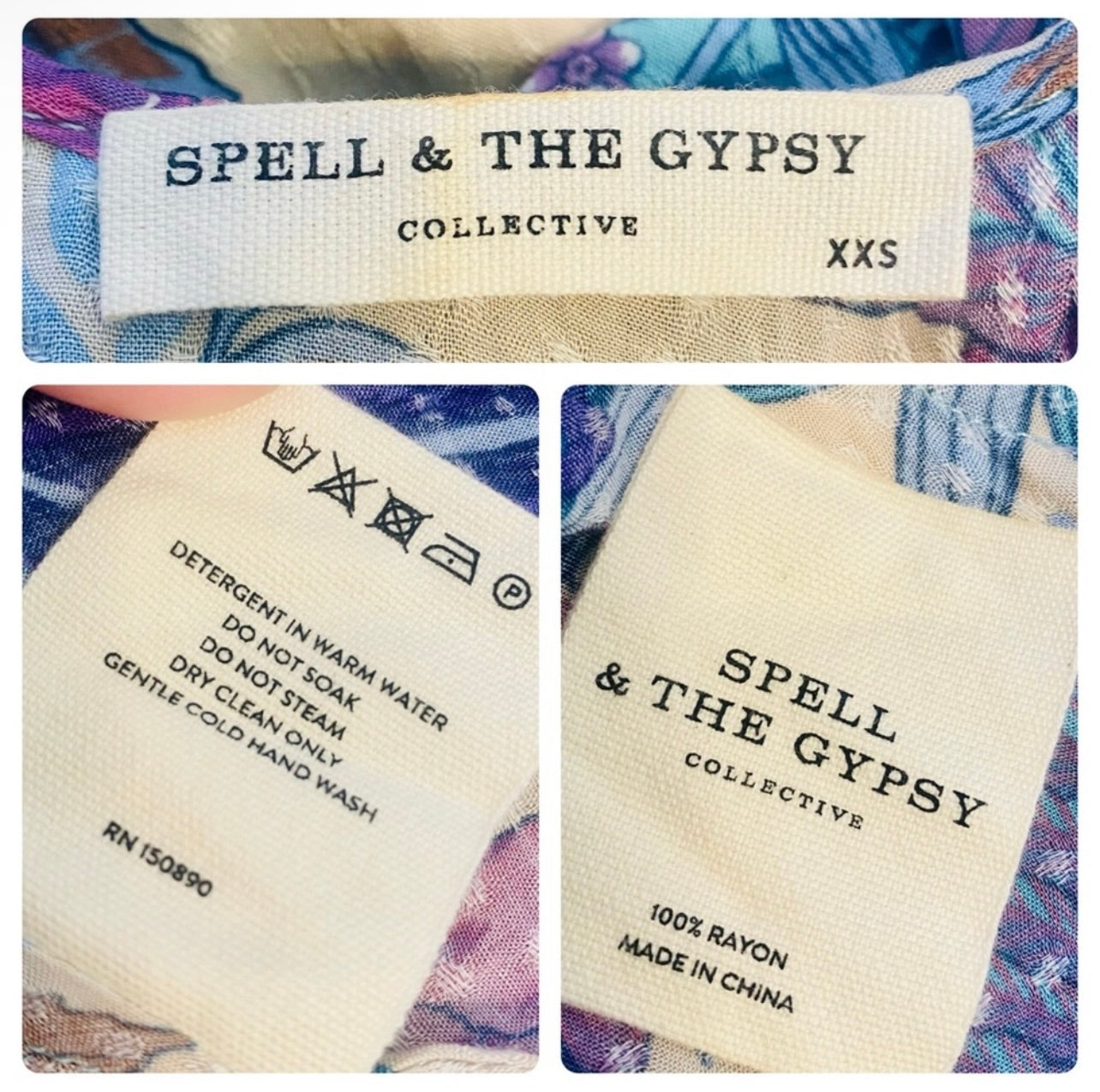 Spell & the Gypsy Collective Mermaid Print Siren Song Mini Dress