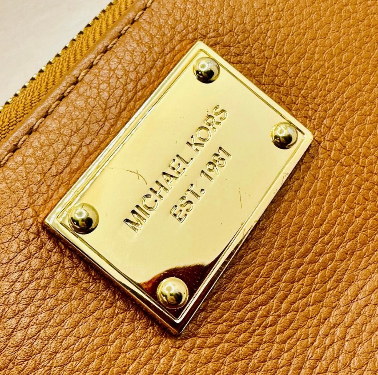 Michael Kors Jet Set Brown Leather Wallet
