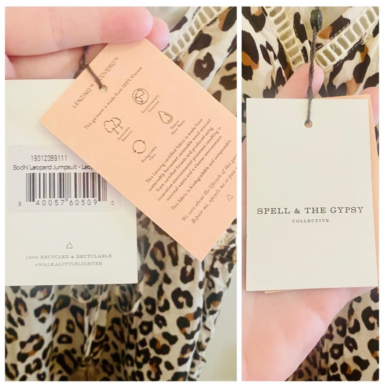 New Spell & the Gypsy Collective Bodhi Leopard Jumpsuit