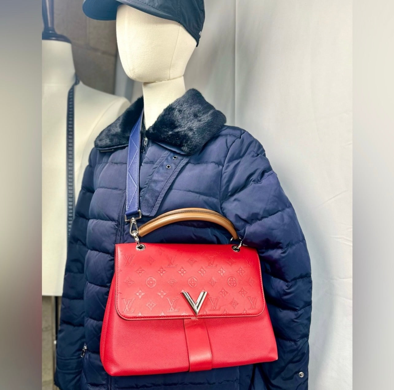 Louis Vuitton Rubis Monogram Leather Very One Handle Bag