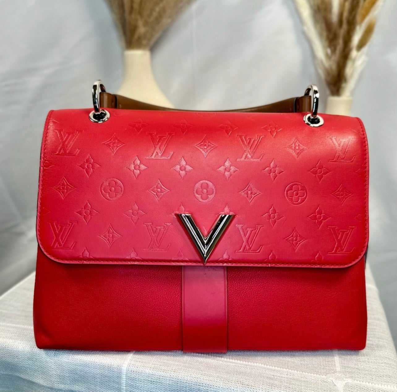 Louis Vuitton Rubis Monogram Leather Very One Handle Bag
