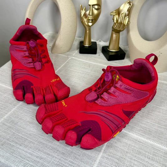 EUC Vibram Five Fingers 14W0701 KMD Sport LS Women's Red / Purple