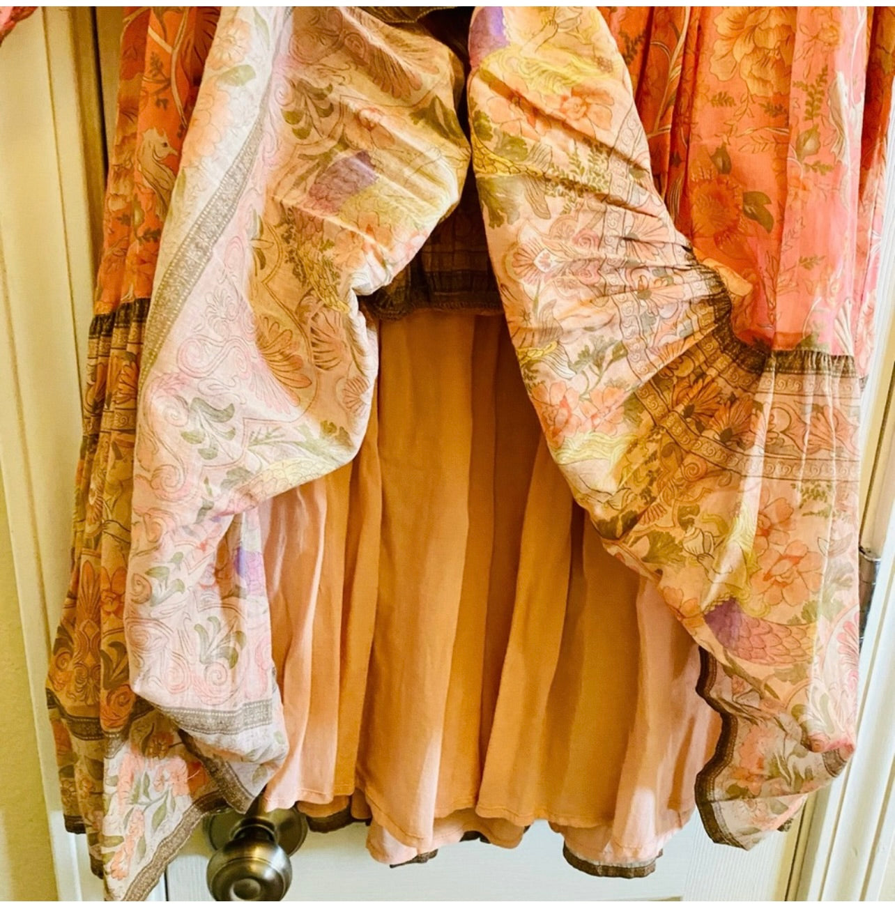 Spell & the Gypsy Collective Coral Seashell Boho Mini Dress