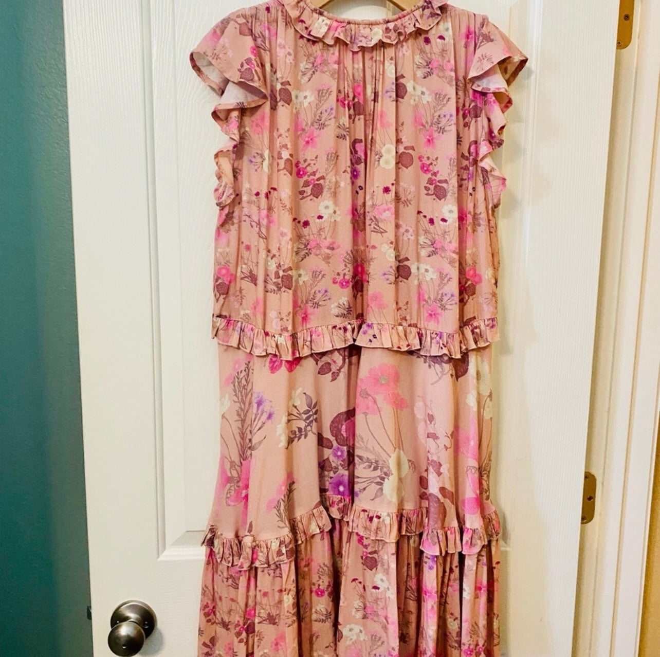 Spell & the Gypsy Collective Blush Wild Bloom Mini Dress