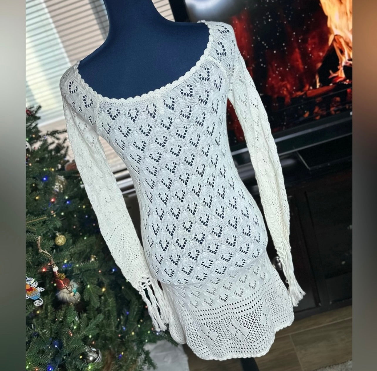 Spell & the Gypsy Collective White Leila off the Shoulder Mini Dress