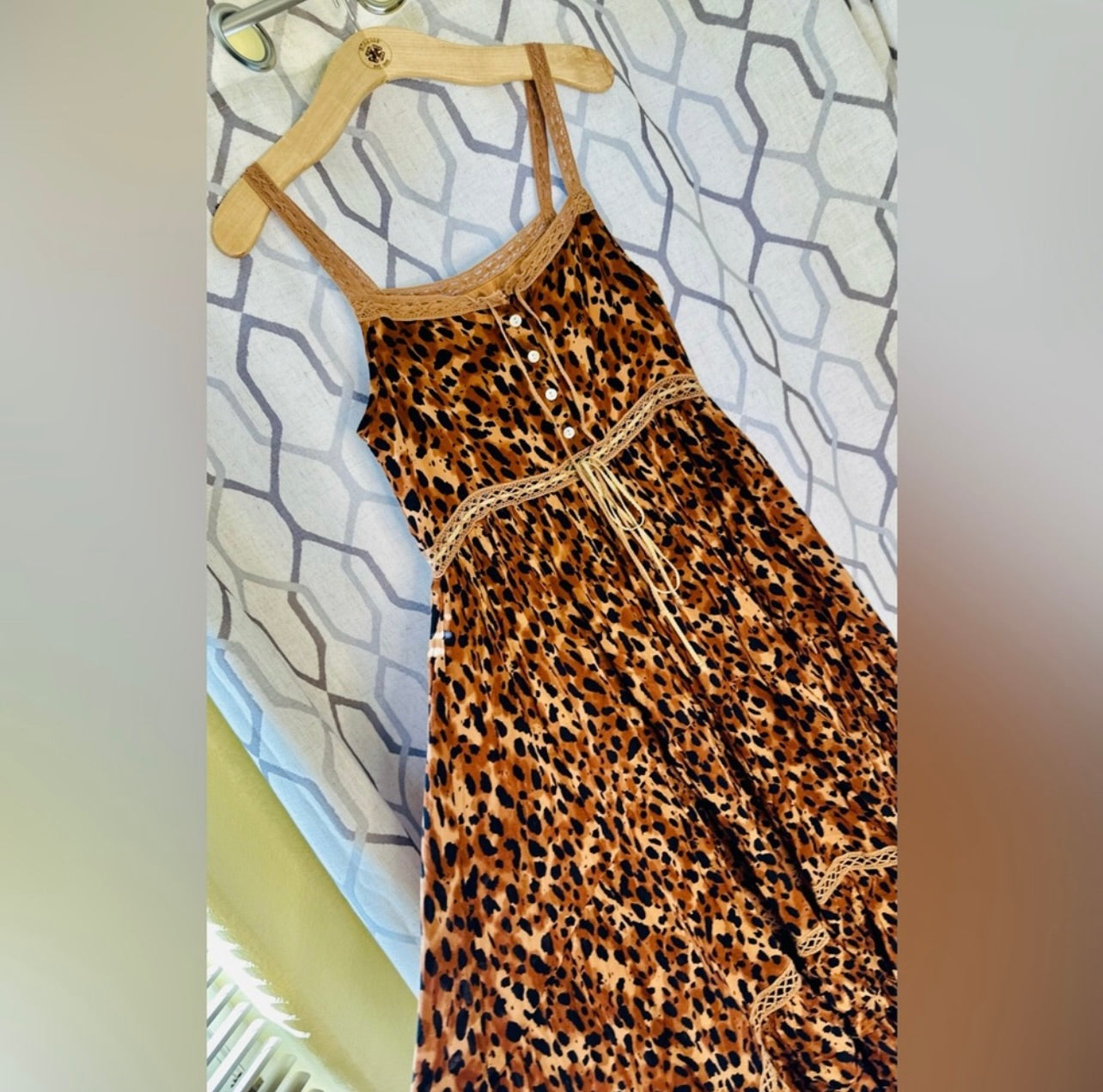 New Spell & the Gypsy Collective Tan Saphari Unicorn Tears Sundress