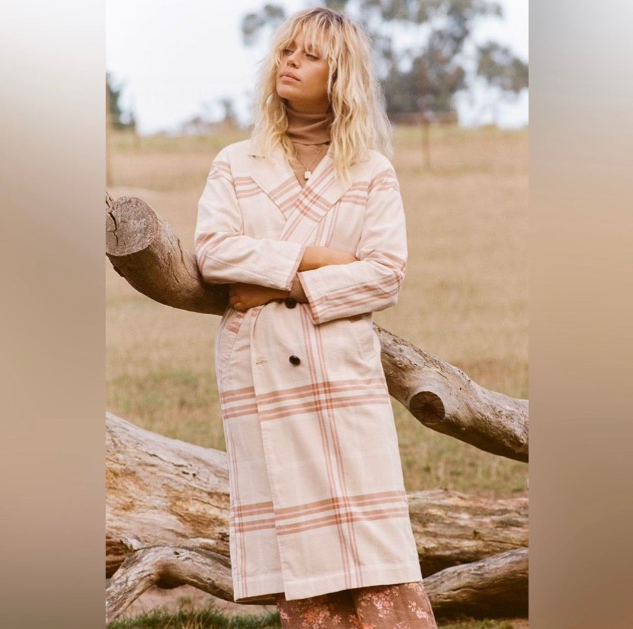 Spell & the Gypsy Collective Organic Cotton Musk Base Camp Trench Coat