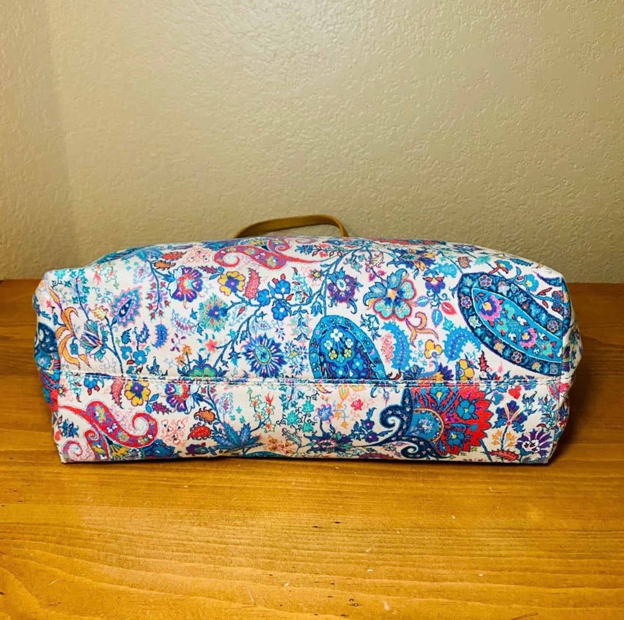 Etro Paisley Print Canvas Tote Bag