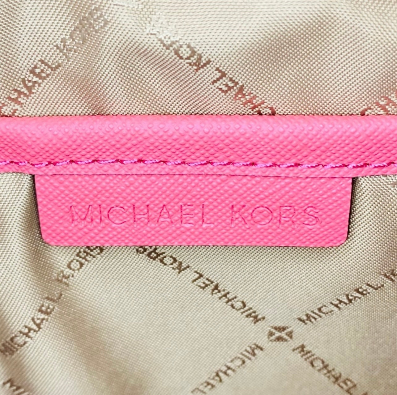 New Michael Kors Jet Set Large Tea Rose Pink Saffiano Leather Crossbody Bag