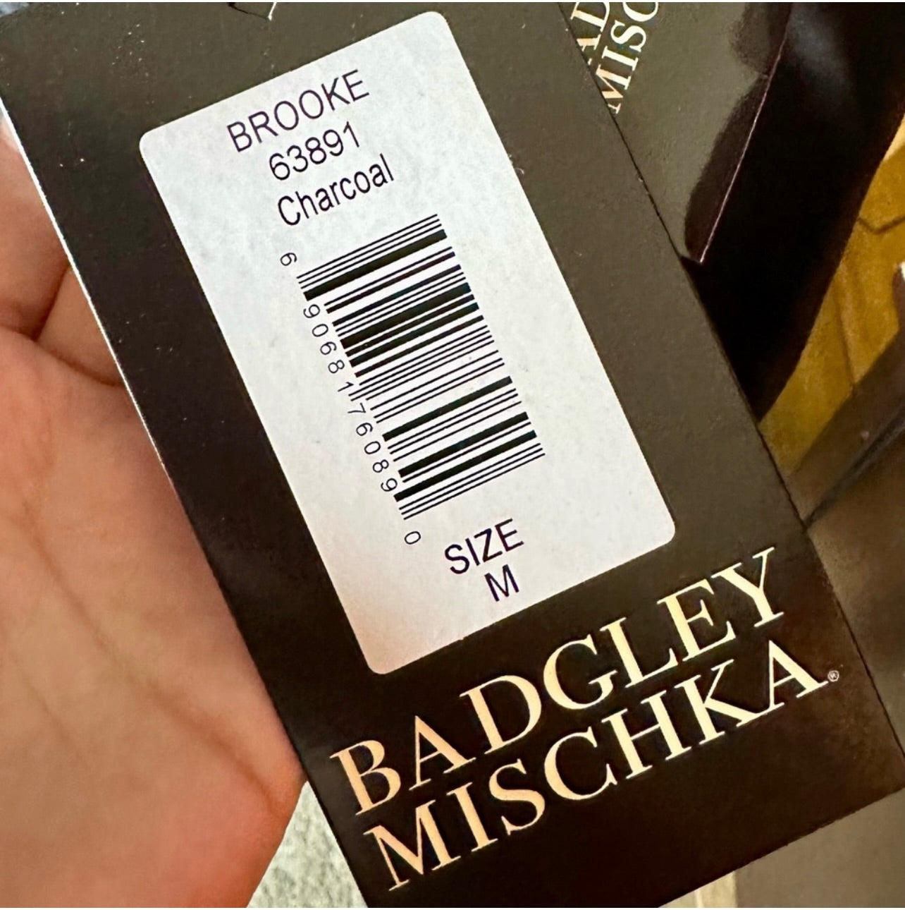 New Badgley Mischka Charcoal Gray Brooke Cotton Utility Trench Coat