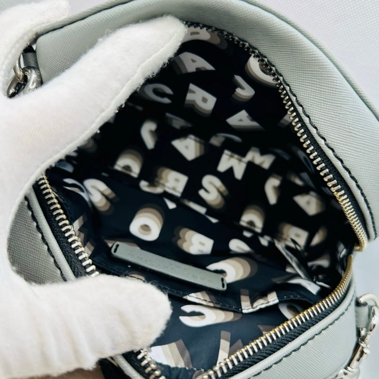 New Marc Jacobs Playback Paint Splash Faux Leather Crossbody Bag