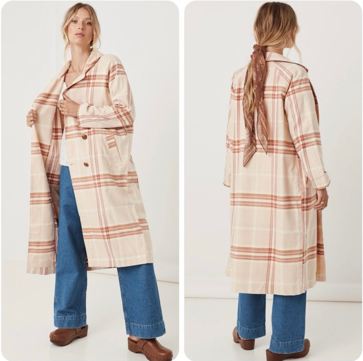Spell & the Gypsy Collective Organic Cotton Musk Base Camp Trench Coat