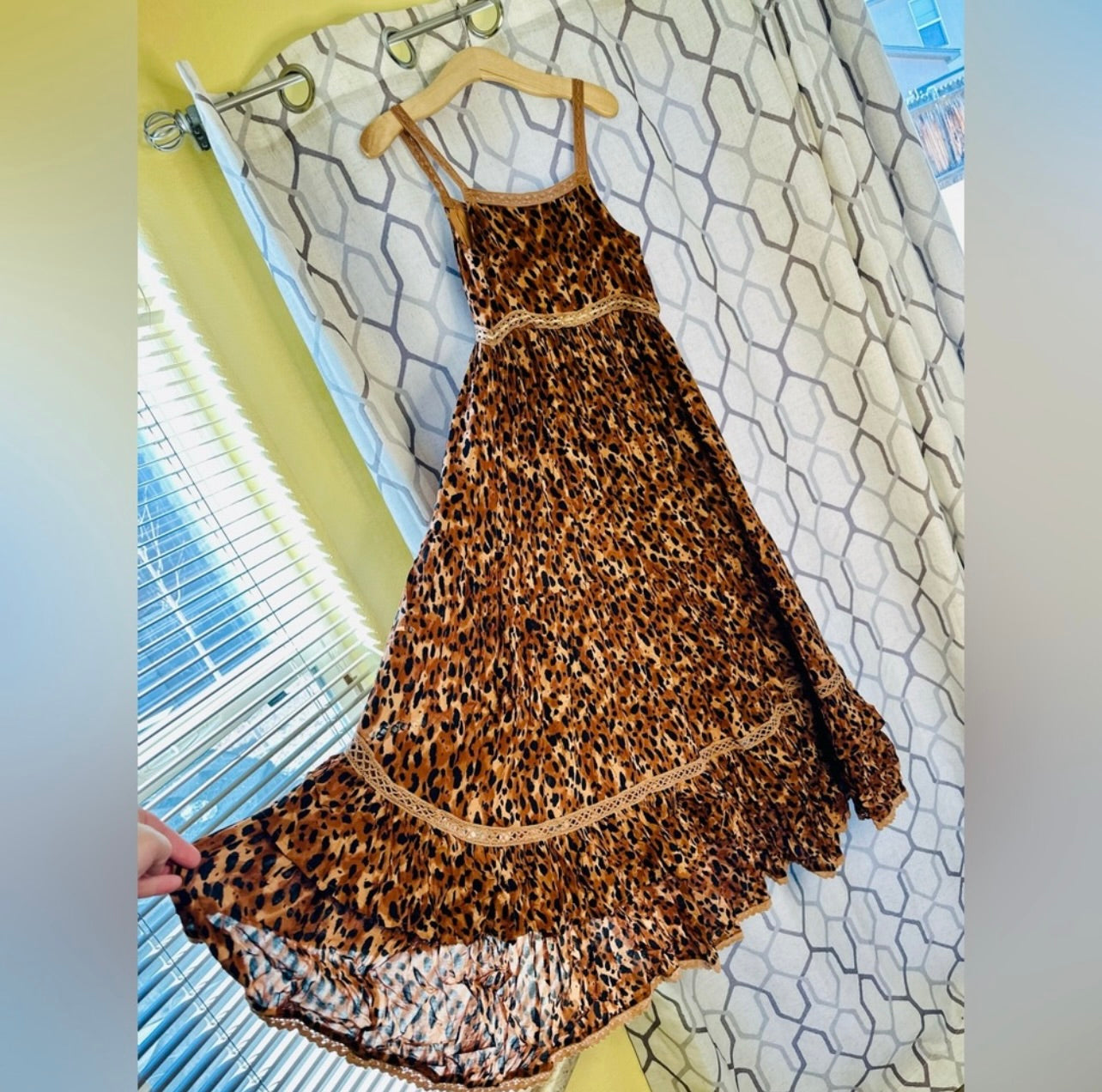 New Spell & the Gypsy Collective Tan Saphari Unicorn Tears Sundress