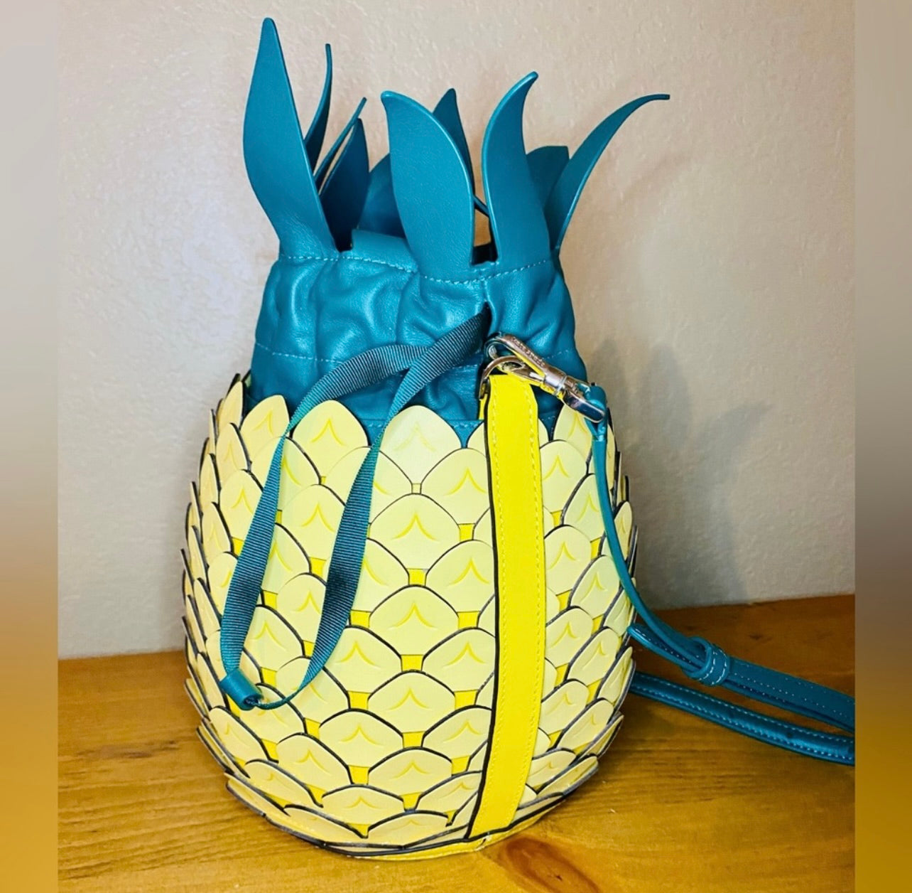 New Kate Spade New York Leather Pineapple Crossbody