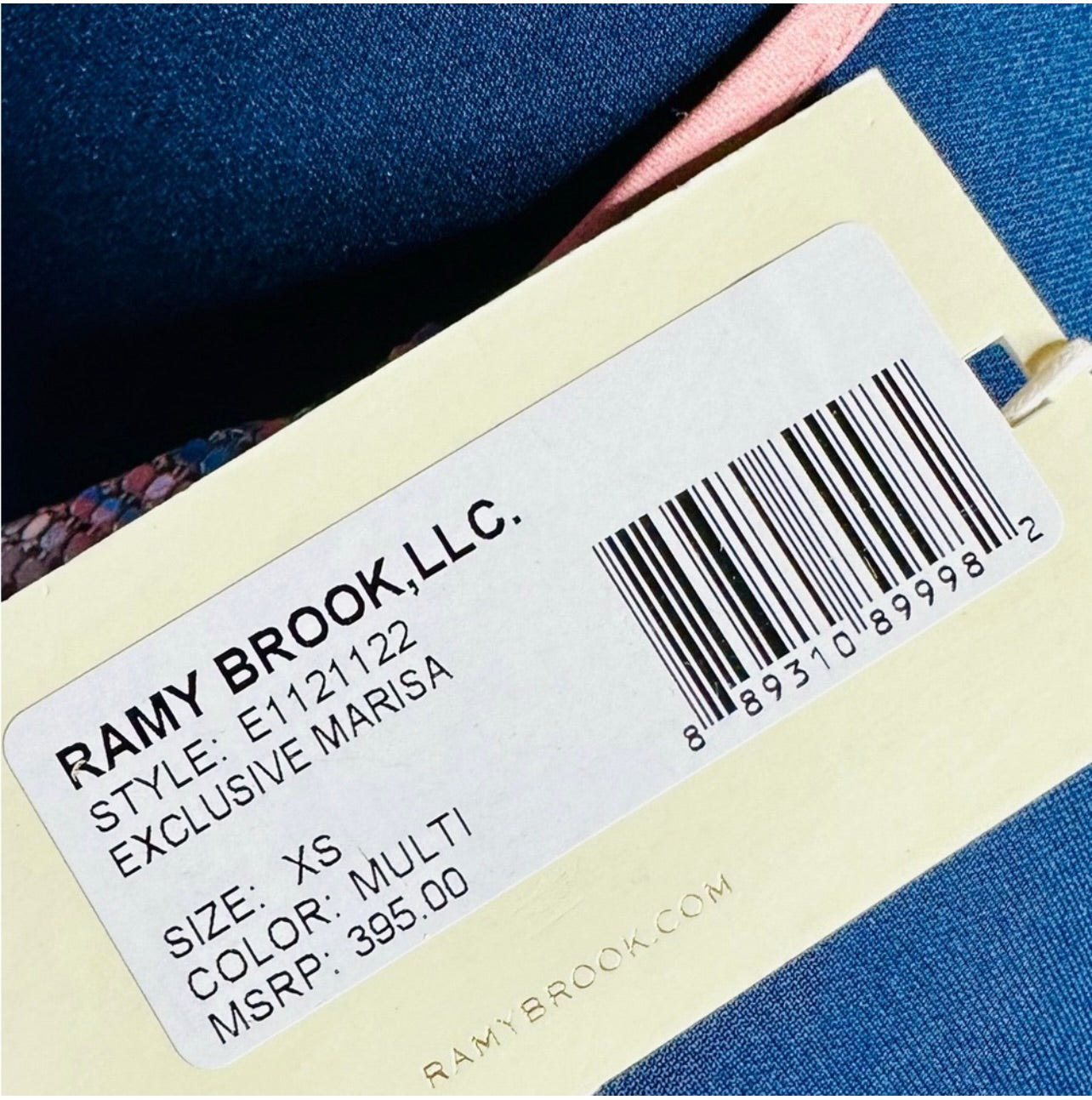 New Ramy Brook Rainbow Chainmail Marisa Exclusive Handkerchief  Top & Kate Mini Skirt Set