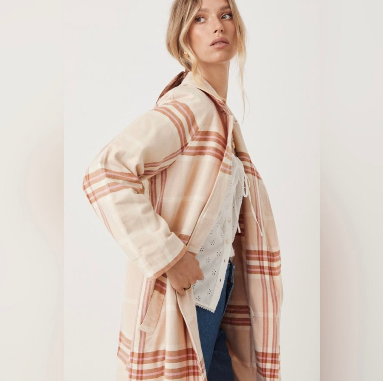 Spell & the Gypsy Collective Organic Cotton Musk Base Camp Trench Coat