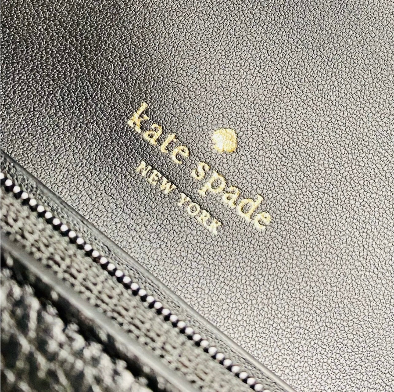 New Kate Spade Black Pebbled Leather Marti Crossbody