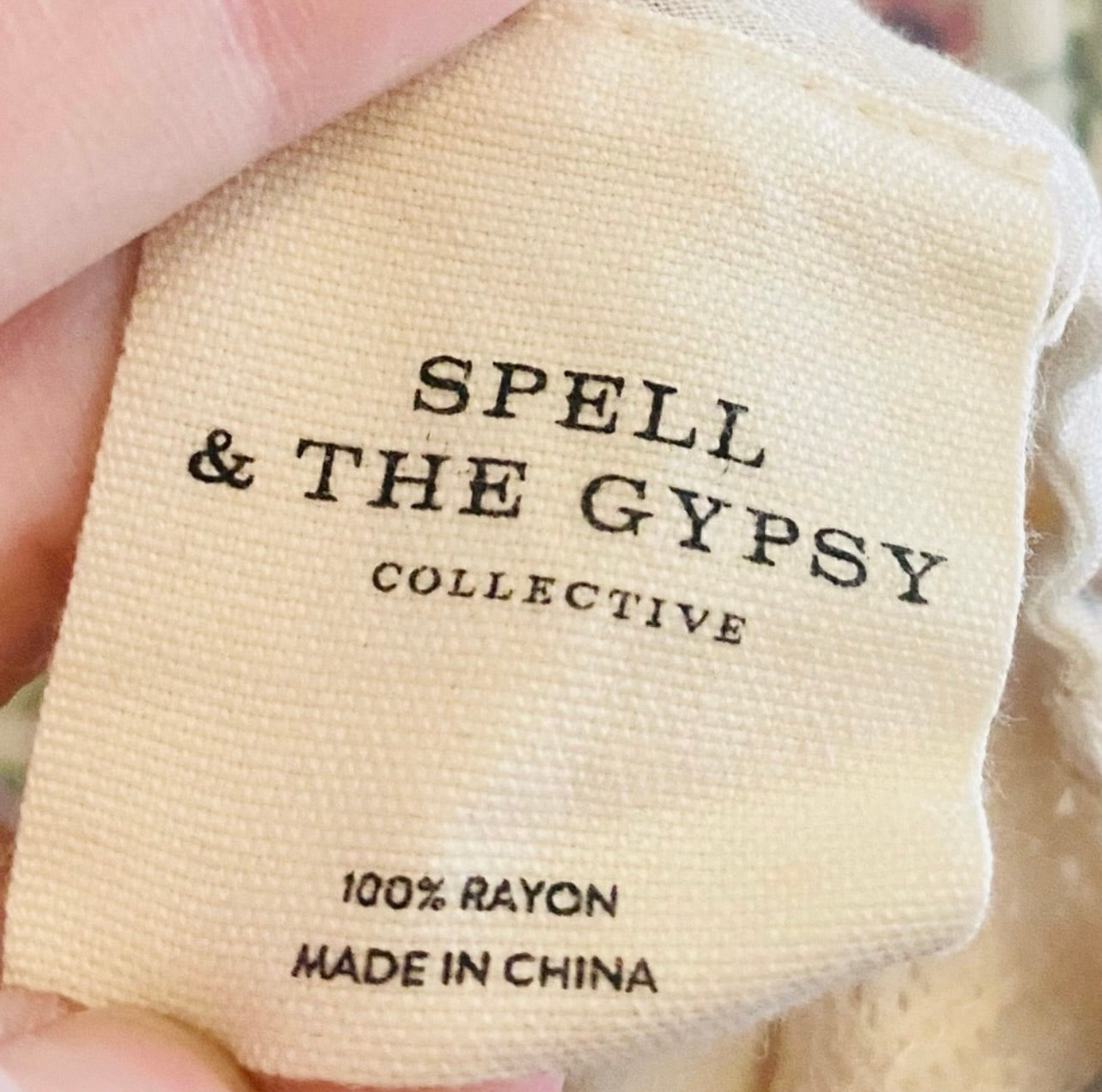 Spell & the Gypsy Collective Gardenia Posy Long Sleeve Mini Dress