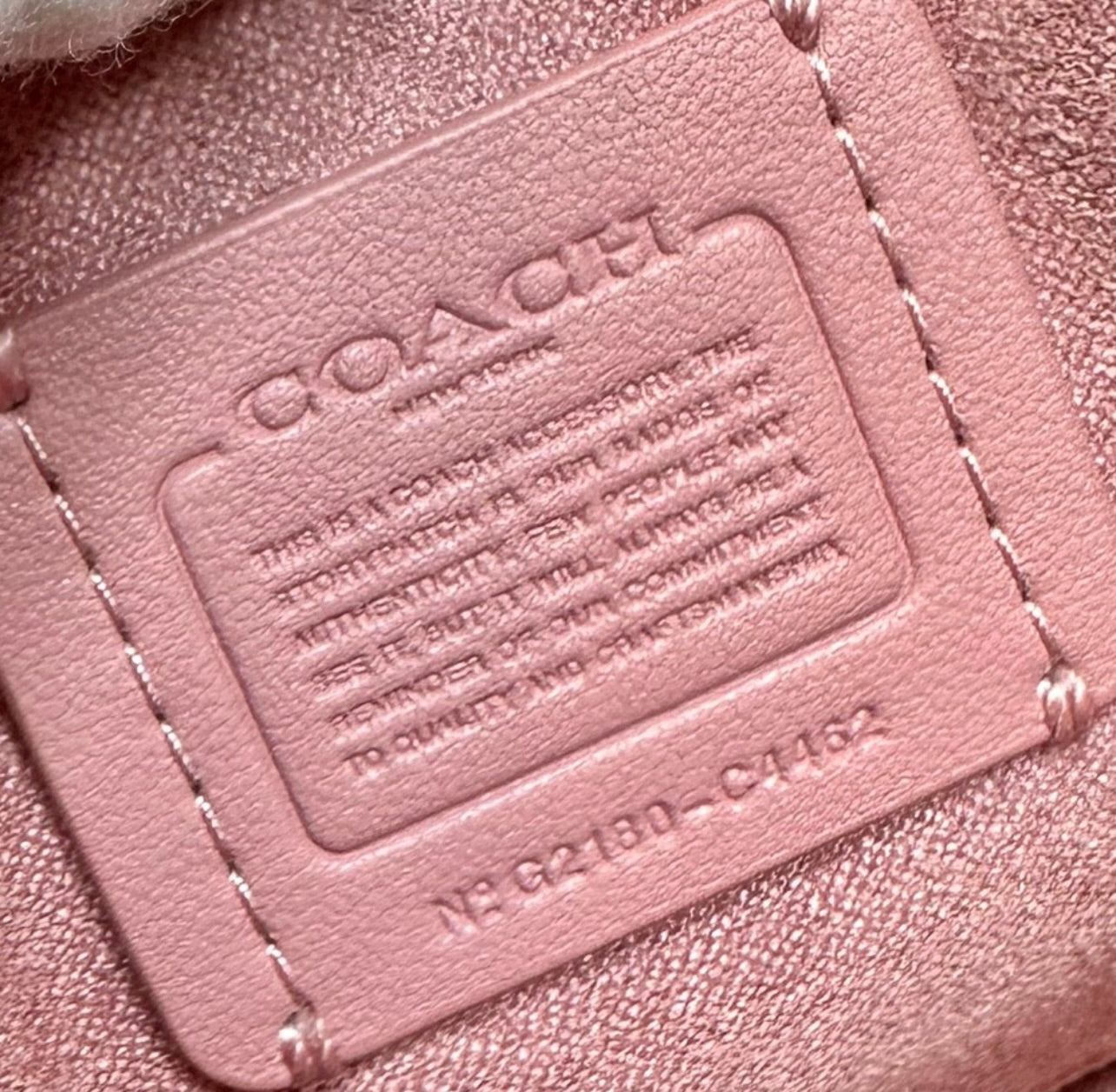 Coach Linear Quilted Pink Nappa Leather 2 Way Belt Bag Shoulder Bag