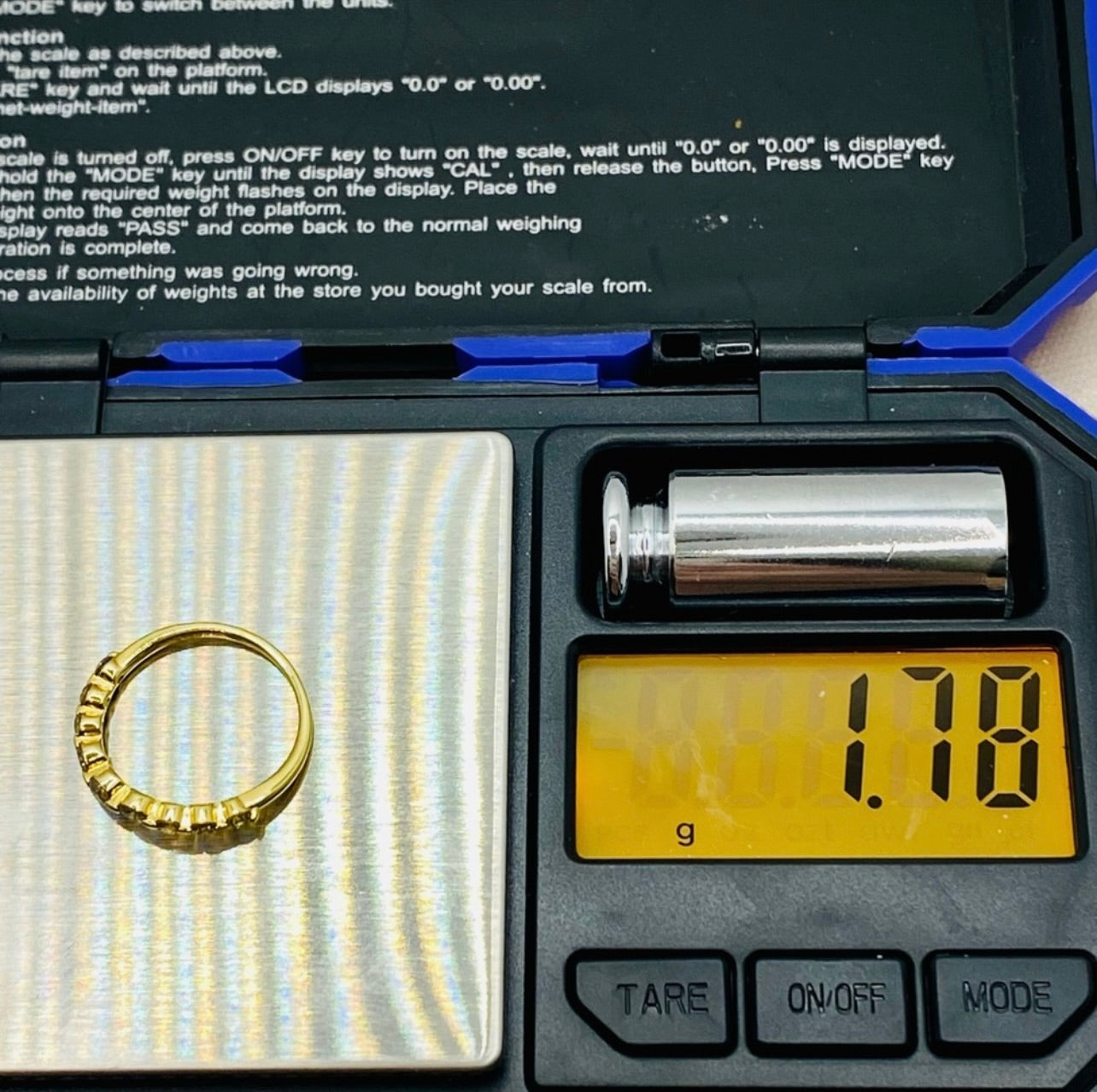 18k Yellow Gold Curved .60 ctw Diamond Ring