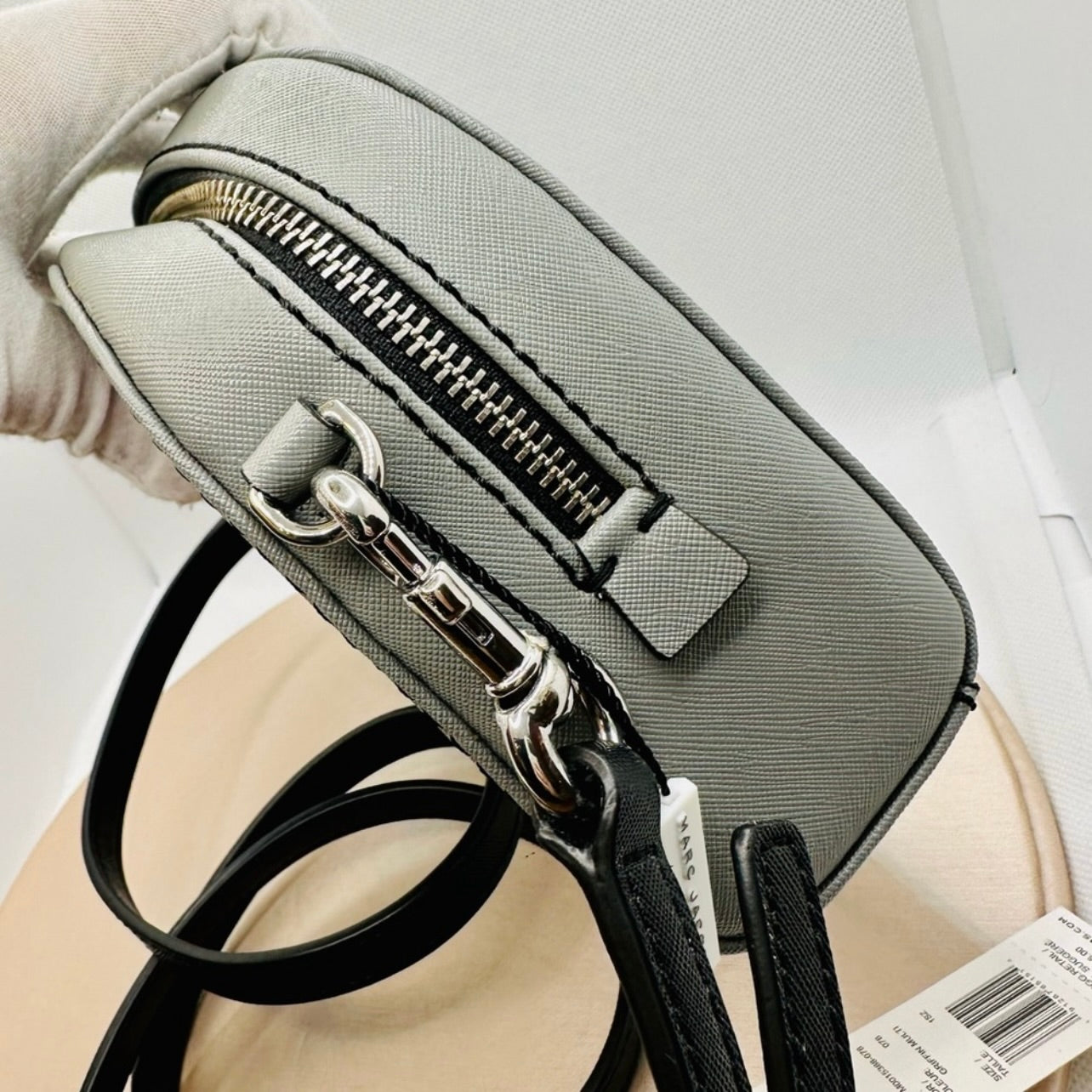 New Marc Jacobs Playback Paint Splash Faux Leather Crossbody Bag