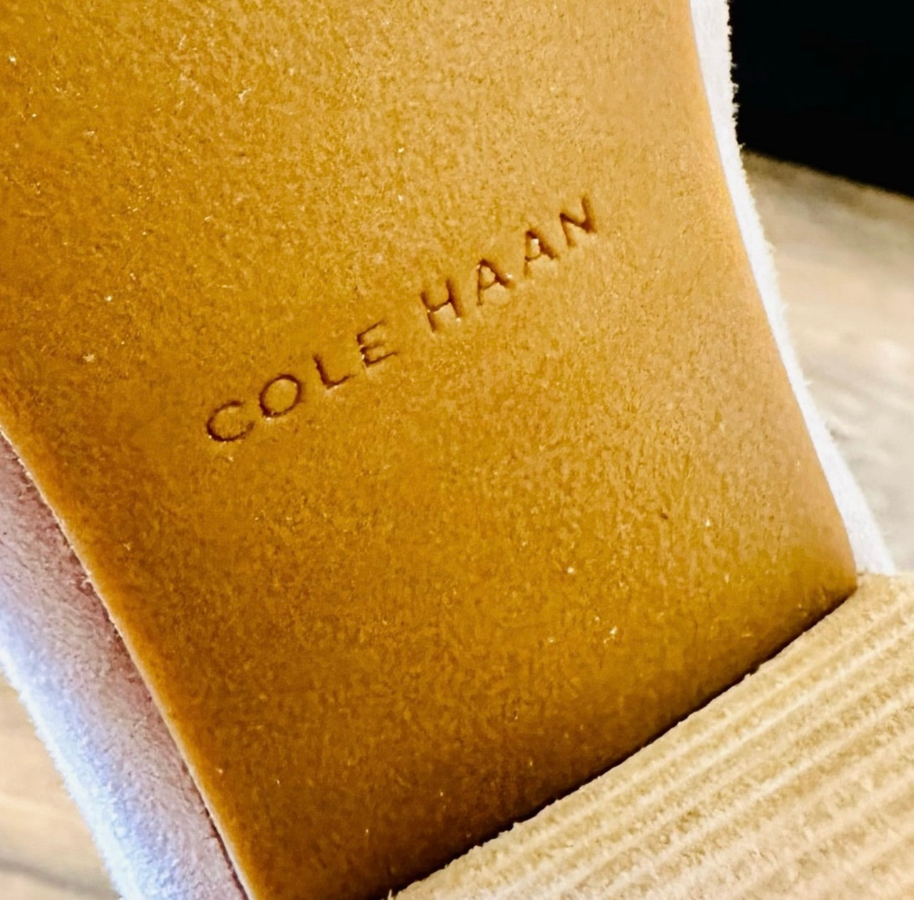 New Cole Haan Suede Shiloh Open Toe Booties