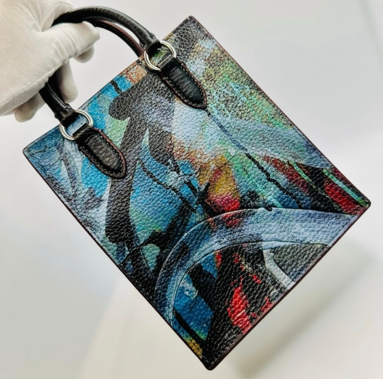 New Coach X Mint + Serf Pebble Leather North South Mini Tote