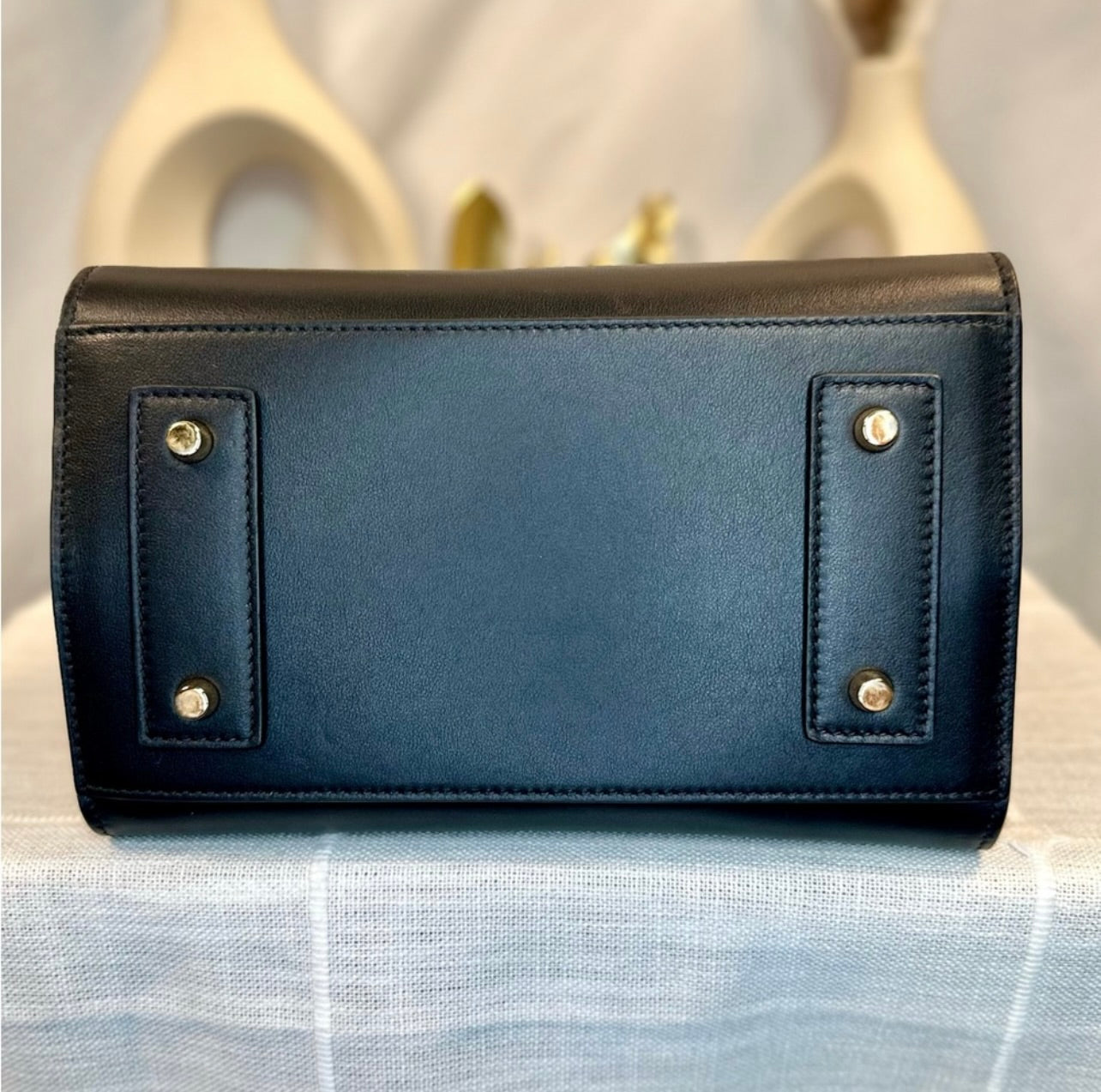 New VERSACE Medium Virtus Calf Leather & Python Handbag