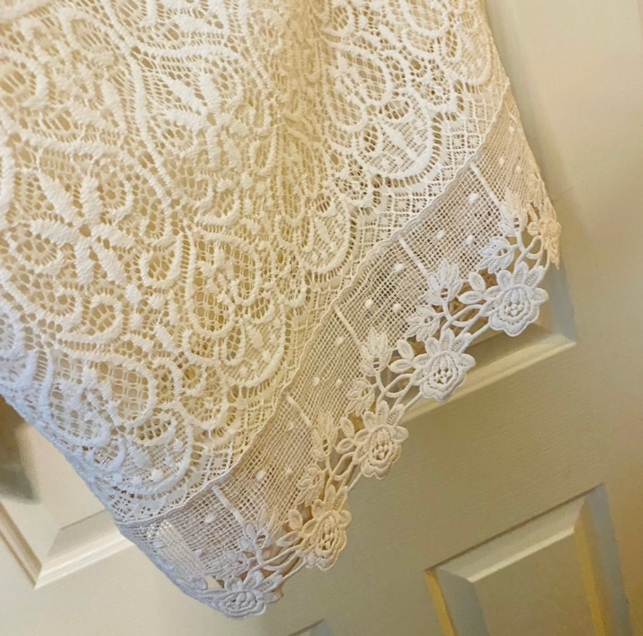 New Spell & the Gypsy Collective Cream Dawn Lace Belted Midi Dress