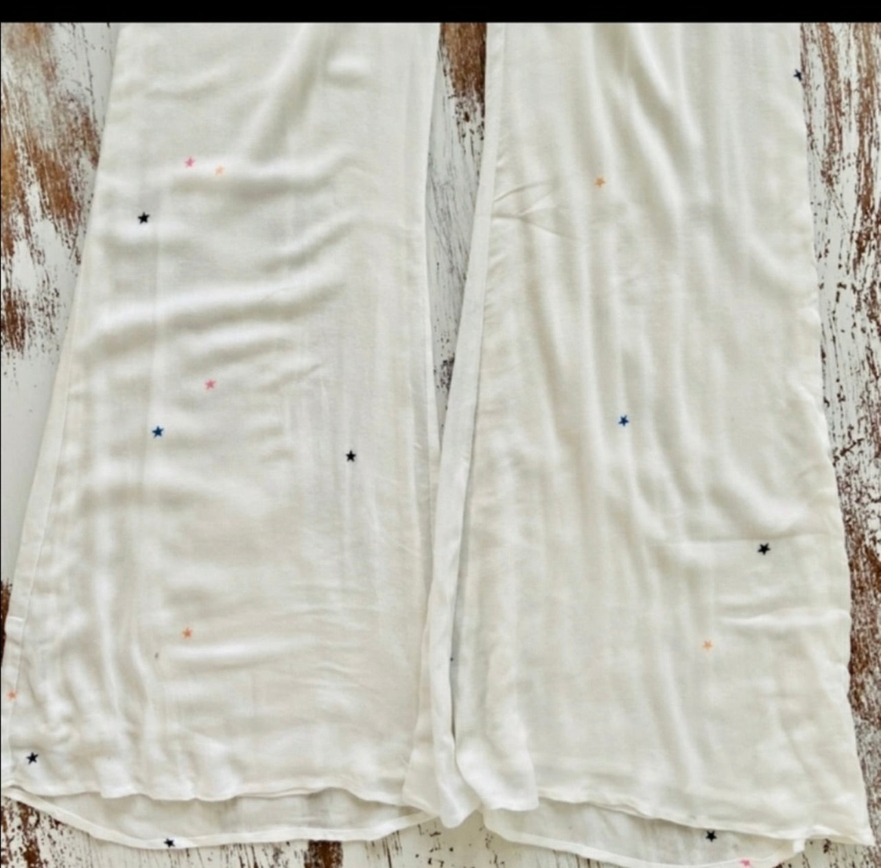 NWT! Wildfox COUTURE White Starlet Loren High Waisted Flared Pants