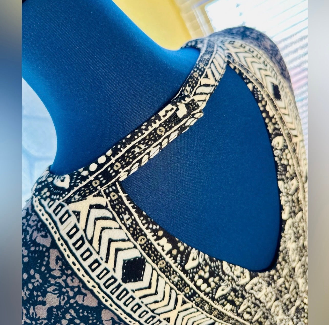 Free People Tegan Border Printed Mini Dress