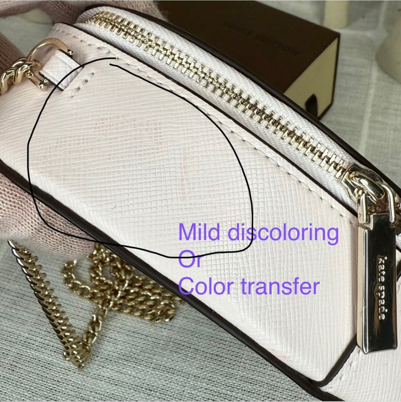 New KATE SPADE Light Rose Love Shack Mini Heart Crossbody Purse
