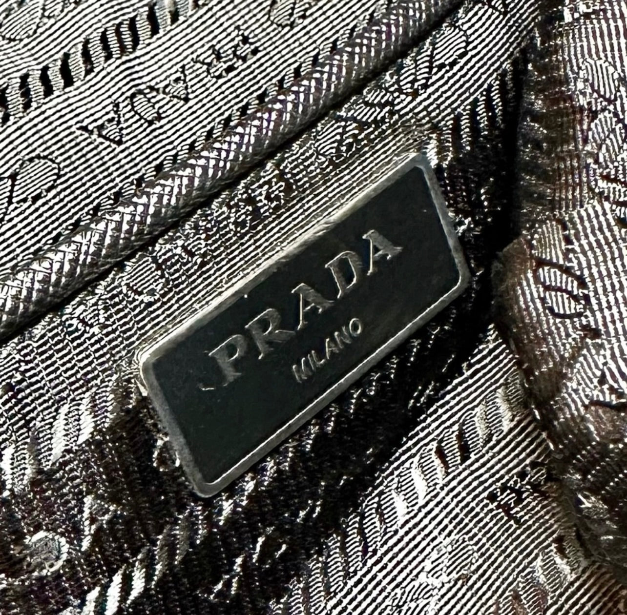 New Limited Edition Prada x Frankenstein Rose Print Nylon Convertible Shopper Tote Bag
