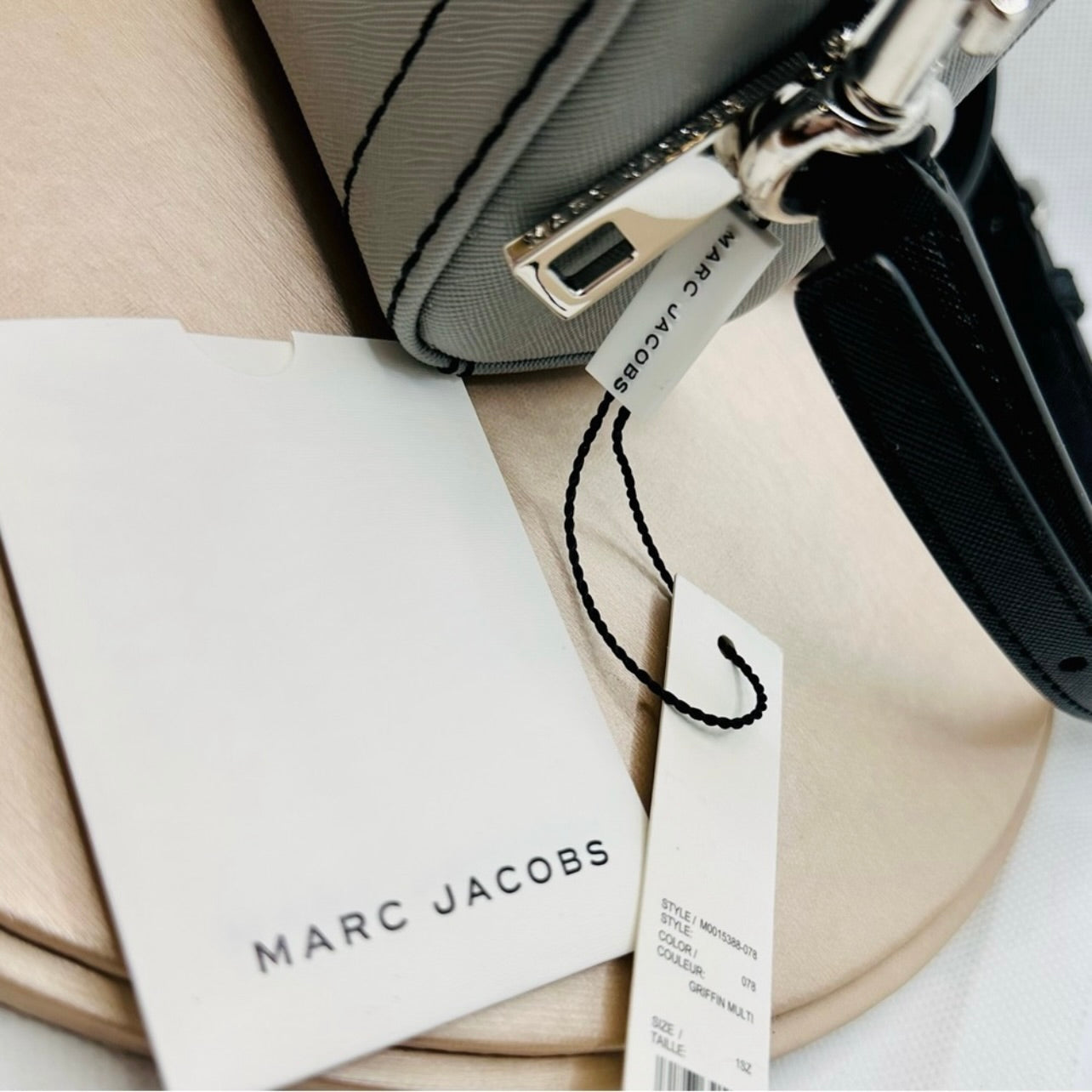 New Marc Jacobs Playback Paint Splash Faux Leather Crossbody Bag