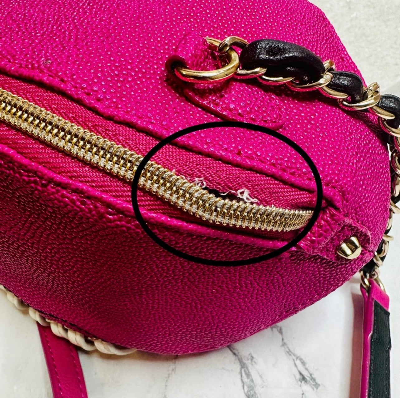 Betsey Johnson Metallic Pink Tackle Me Kitsch Football Crossbody Bag