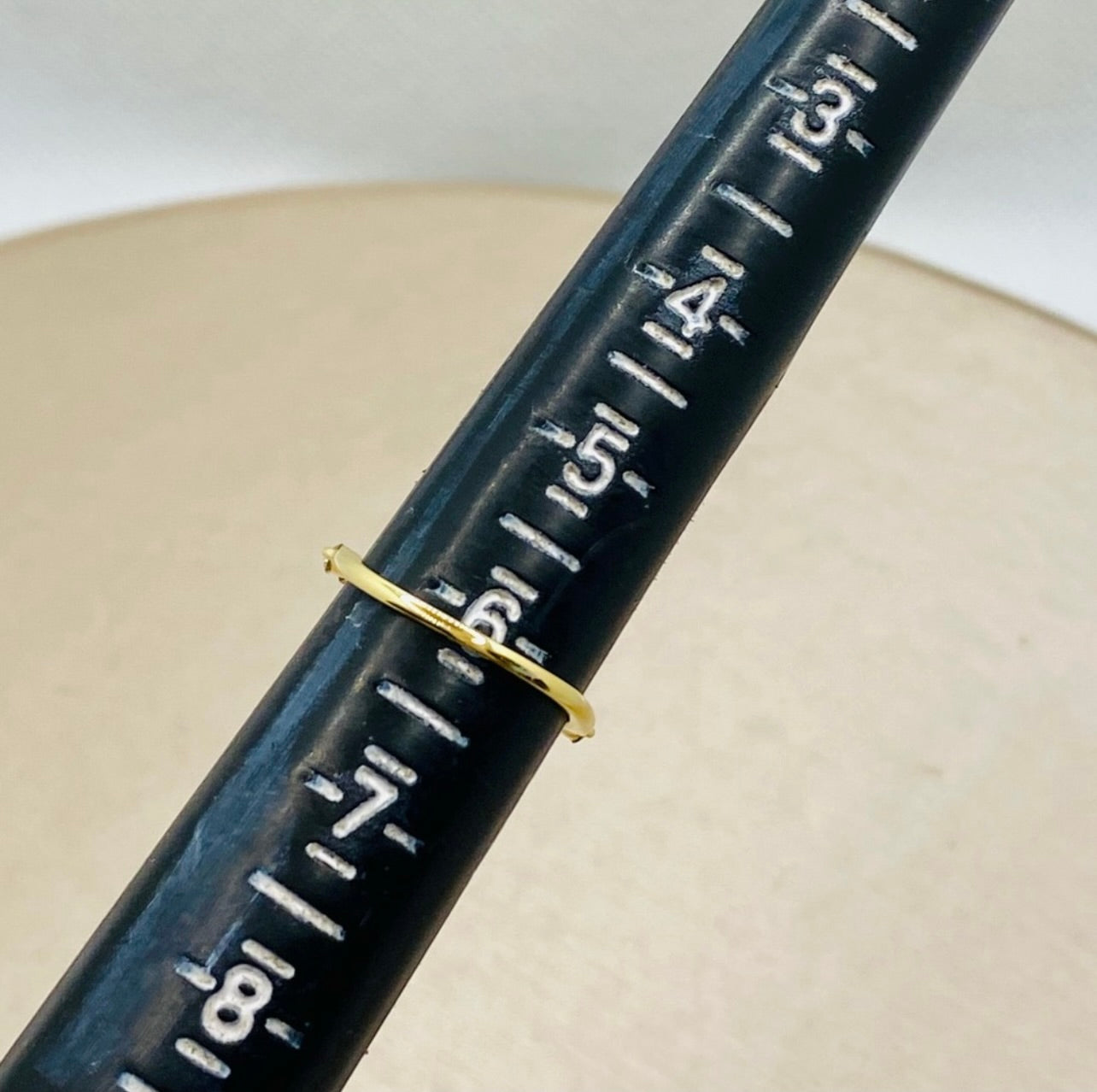 18k Yellow Gold Curved .60 ctw Diamond Ring