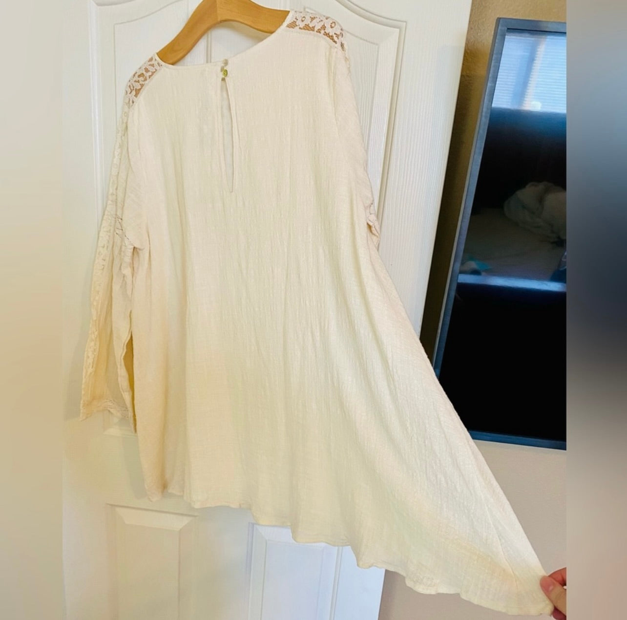 New Spell & The Gypsy Collective Cream Doe Eyed Mini Dress