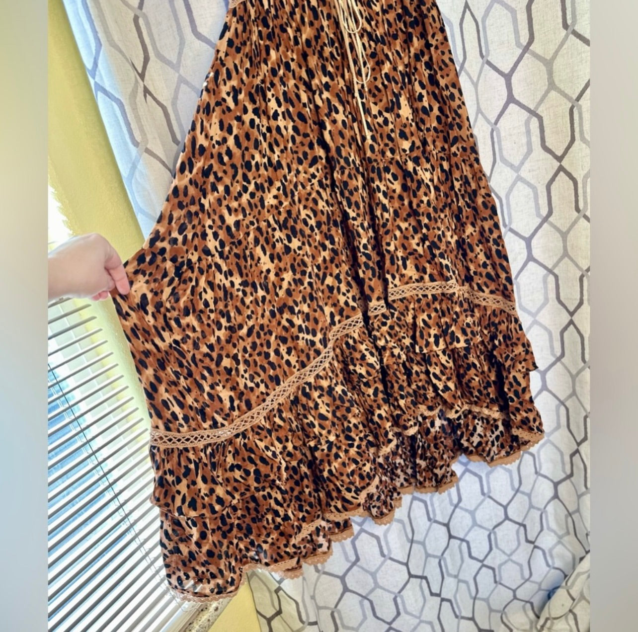 New Spell & the Gypsy Collective Tan Saphari Unicorn Tears Sundress