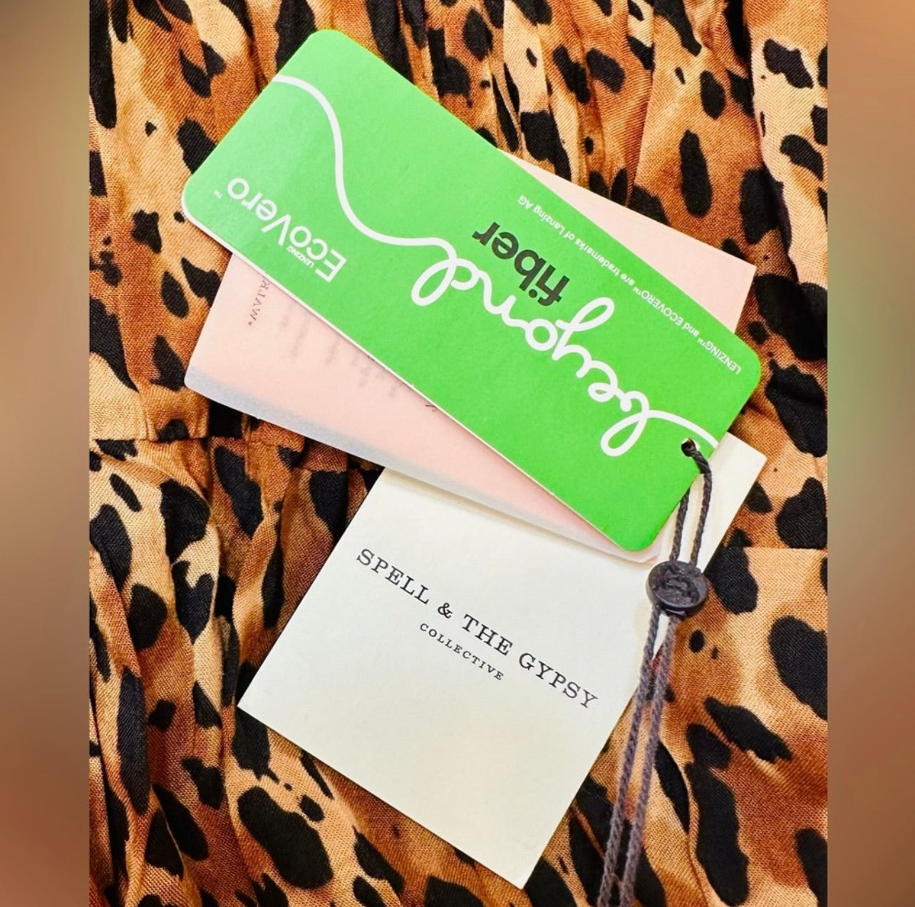 New Spell & the Gypsy Collective Tan Saphari Unicorn Tears Sundress