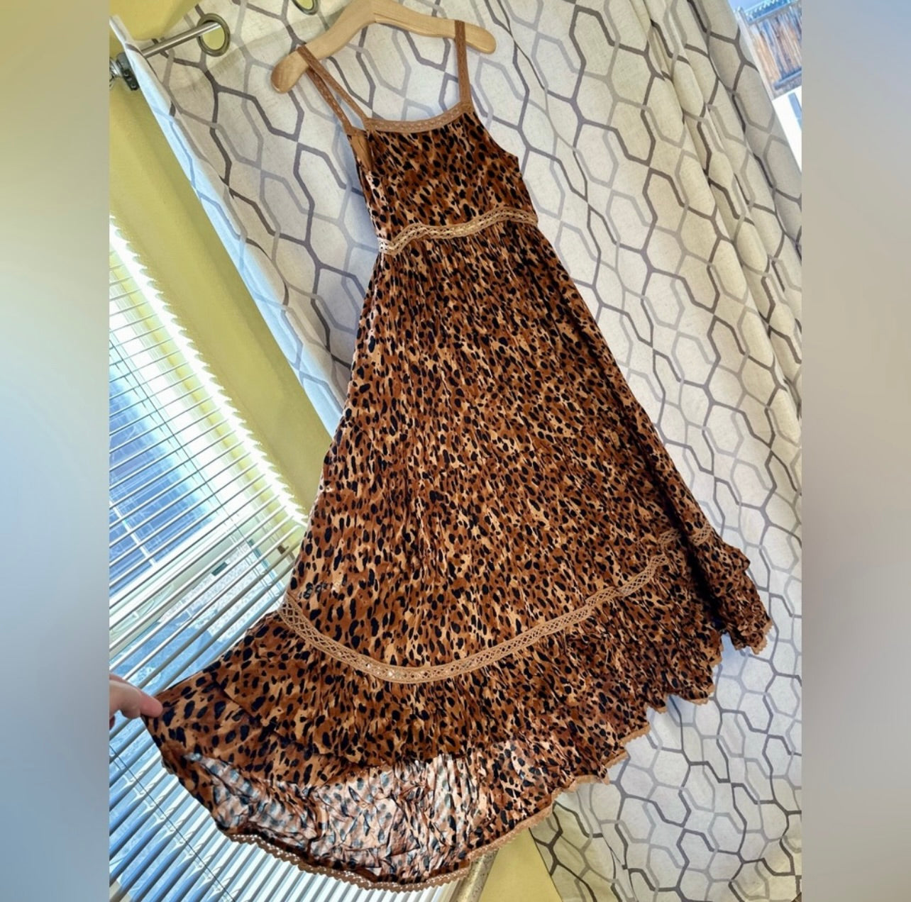 New Spell & the Gypsy Collective Tan Saphari Unicorn Tears Sundress