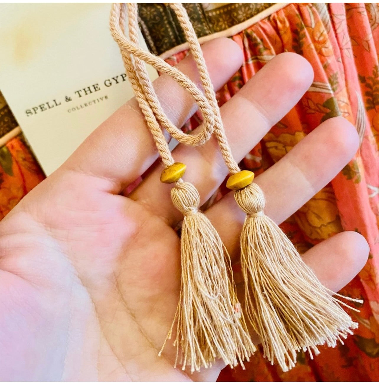 Spell & the Gypsy Collective Coral Seashell Boho Mini Dress