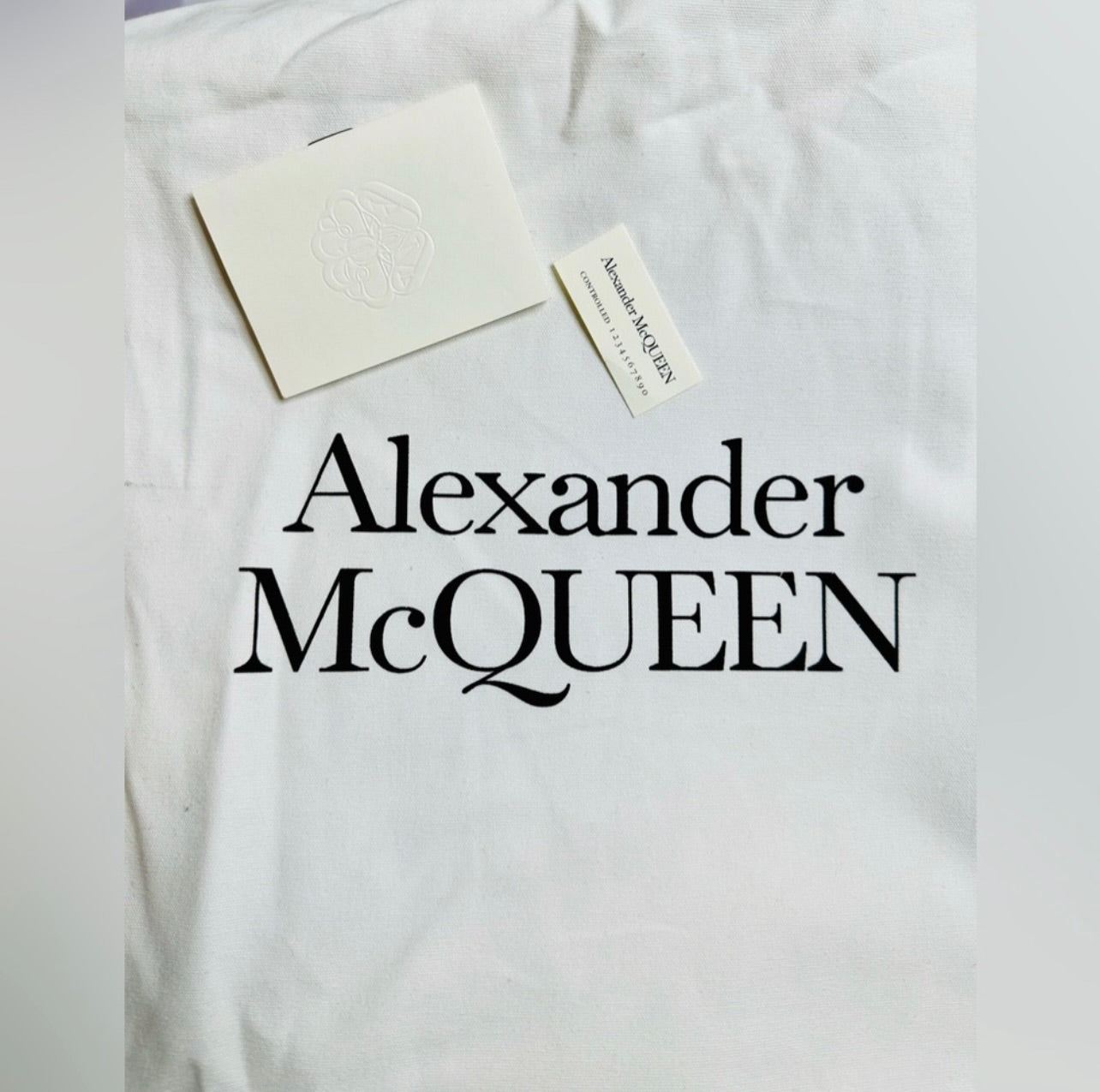 New Alexander McQueen Secchiello Red Pebbled Leather Skull Padlock Bucket Bag