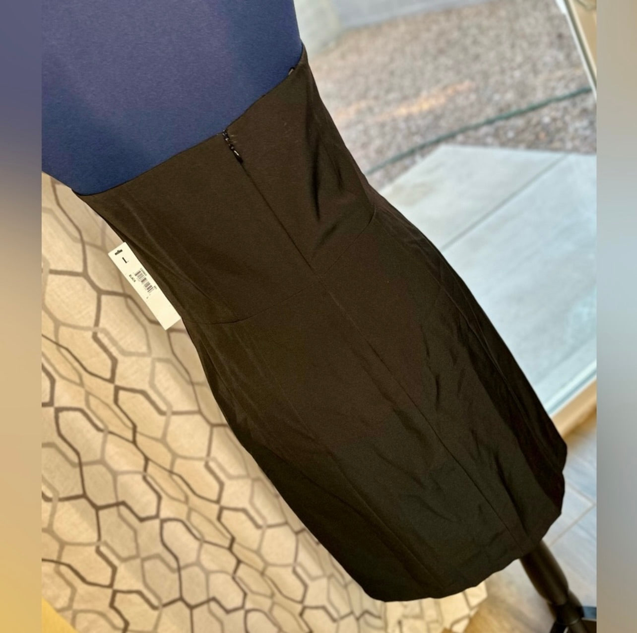 NWT Clover & Sloane Black Strapless Perry Sheath Dress