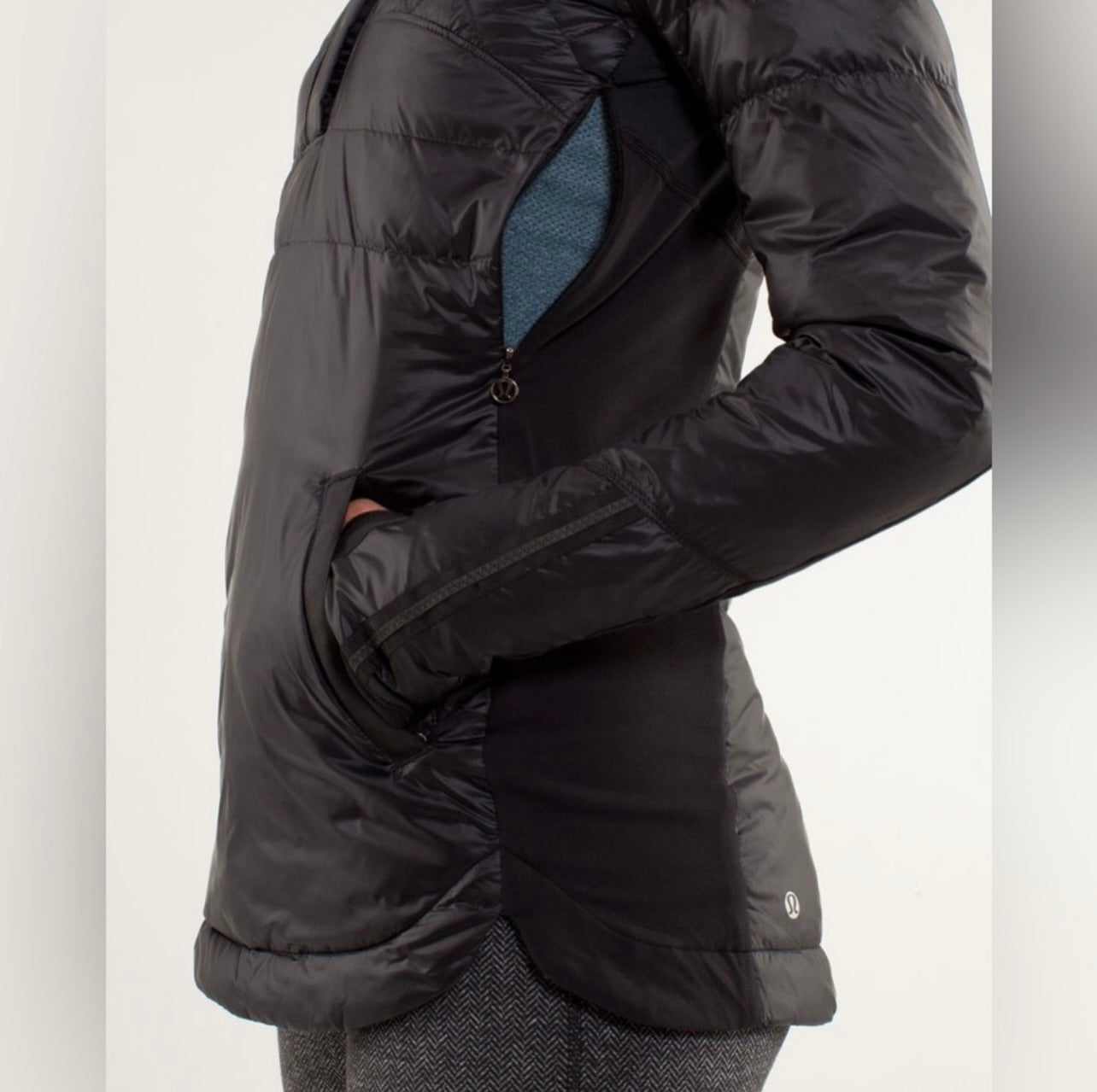 Lululemon Black What The Fluff Goose Down Jacket